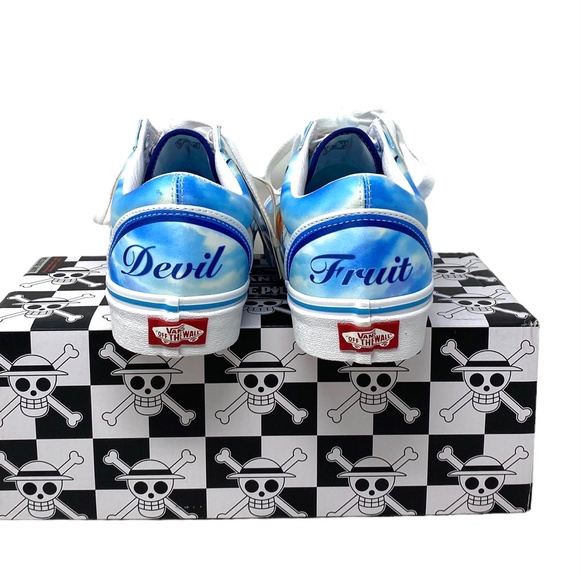 VANS x One Piece Old Skool Low Shoes Skate Canvas Women's Sneakers VN0007NT7WN - Picture 3 of 12